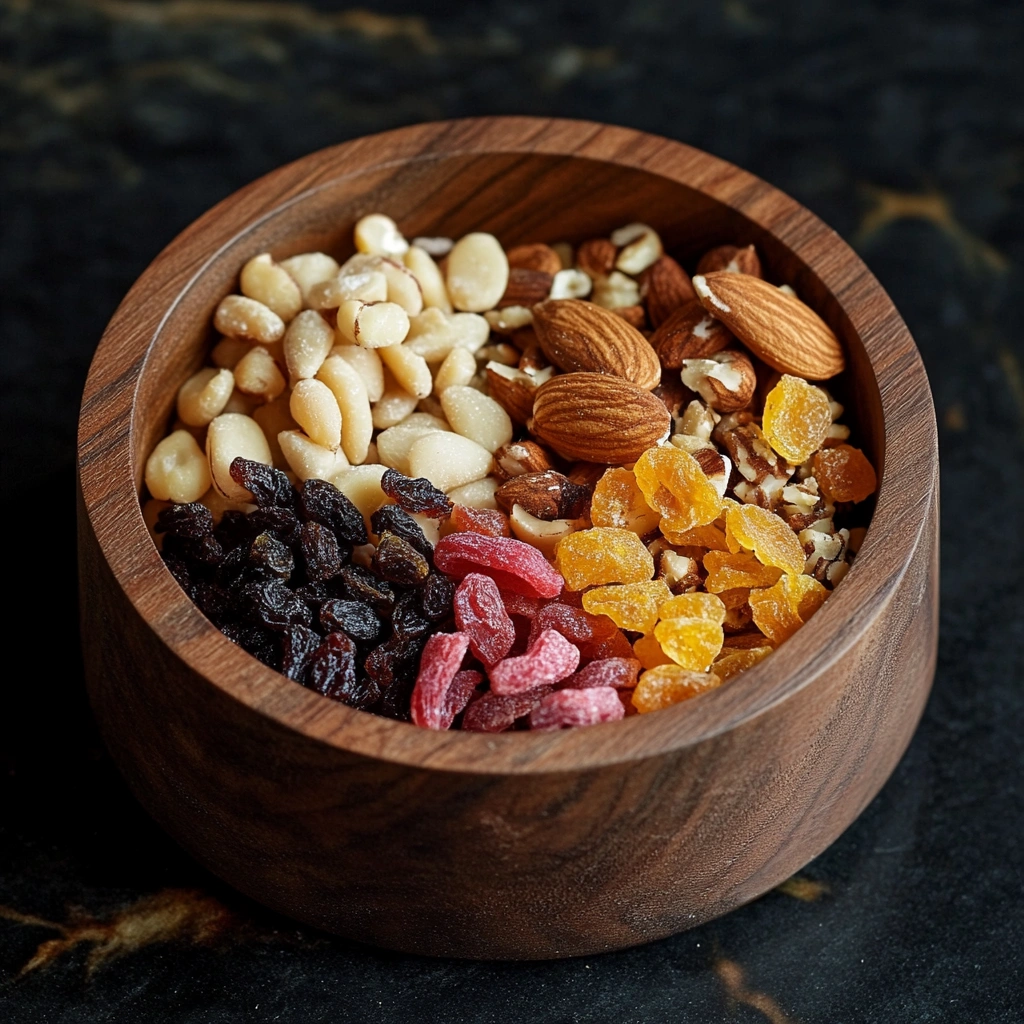 Асорті горіхів та сухофруктів